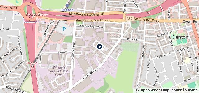 Map showing the location of Revive! Stockport