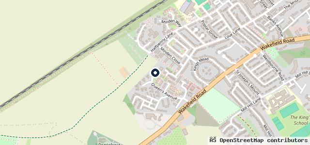 Map showing the location of CMT Garage