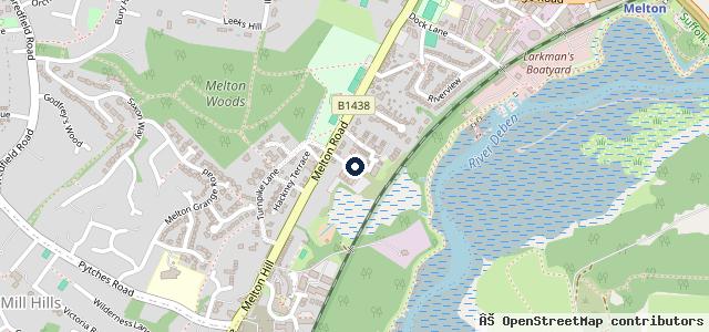 Map showing the location of Deben Transport Repairs Ltd