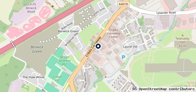 Map showing the location of Dick Lovett BMW Bristol