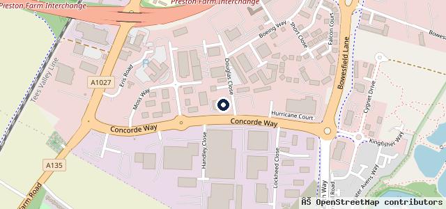 Map showing the location of Drive Vauxhall