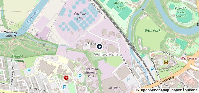 Map showing the location of Euroroute Recovery