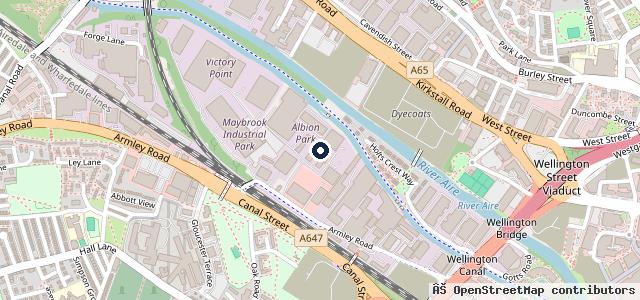 Map showing the location of Fleet Care Leeds Ltd
