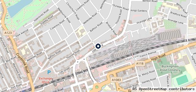 Map showing the location of GB Auto Service