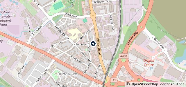 Map showing the location of Gerrards Car Valeting & Car Body Repair Centre