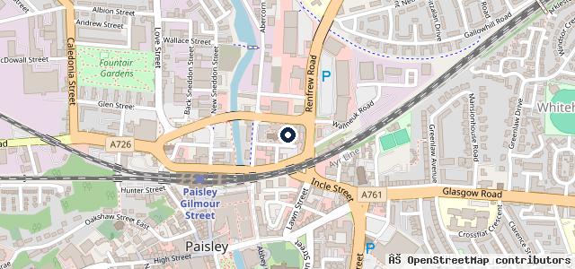 Map showing the location of Glenbar Electrical