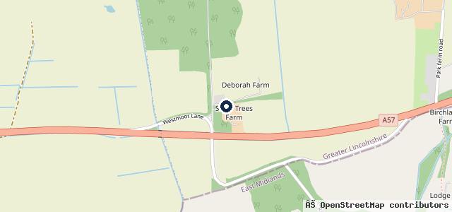 Map showing the location of Sam's Auto Repairs