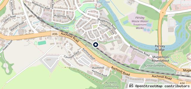Map showing the location of Granite City Motors