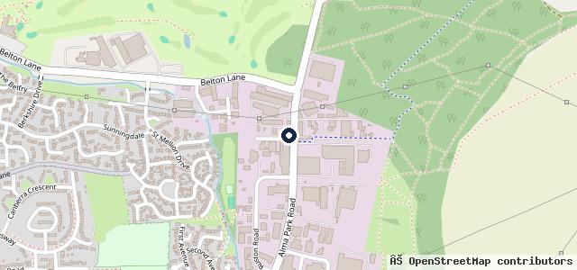 Map showing the location of Grantham Service & MOT Centre