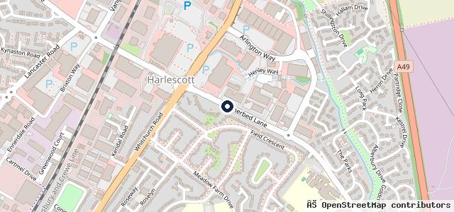 Map showing the location of Greenhous Shrewsbury Used Cars & Vans