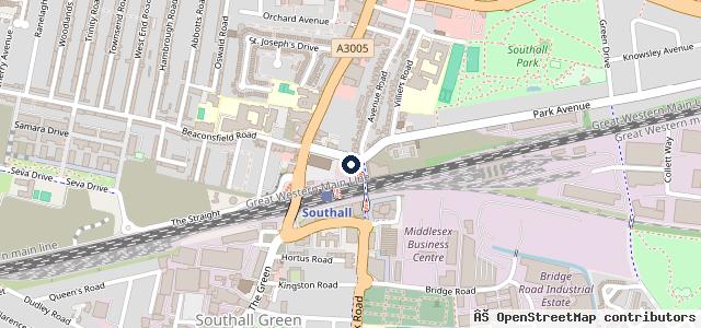 Map showing the location of Southall Autos Ltd