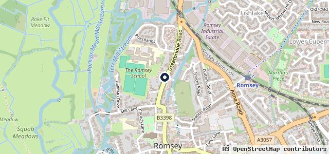 Map showing the location of Greatbridge Motor Services Ltd