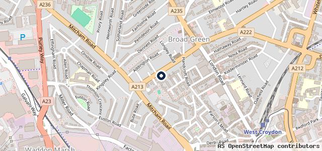 Map showing the location of Halfords Autocentre