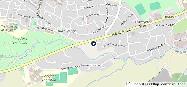 Map showing the location of Spencer Motors