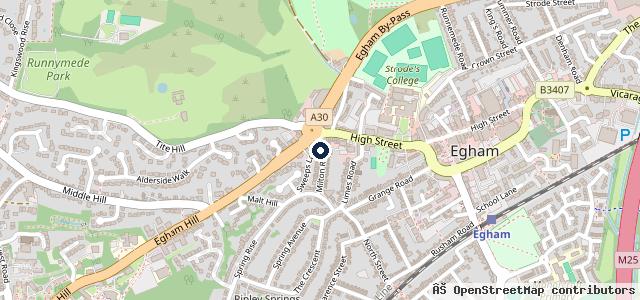 Map showing the location of Halfords Autocentres