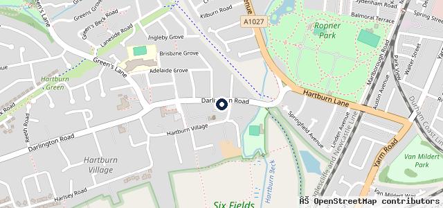 Map showing the location of Hartburn Garage Ltd