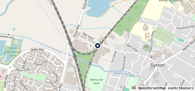 Map showing the location of J & B Stone Garage Services