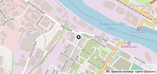 Map showing the location of Innes Street Auto Services
