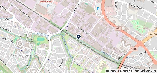 Map showing the location of J.H Motors