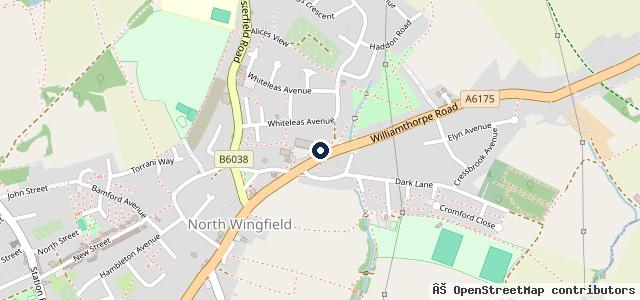 Map showing the location of J W Richards & Sons