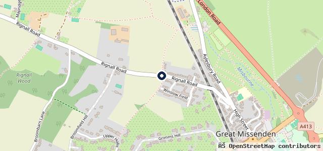 Map showing the location of Rignall Garage Tyres & Servicing