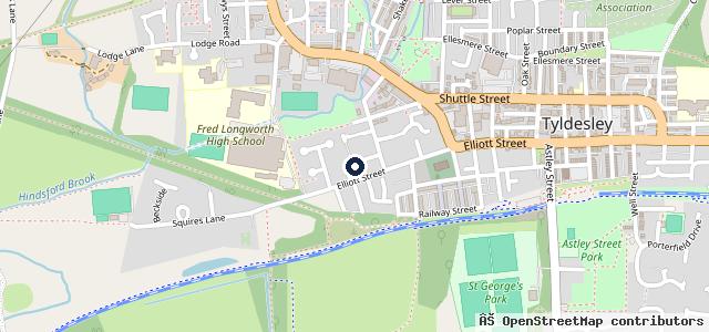 Map showing the location of James Street Garage