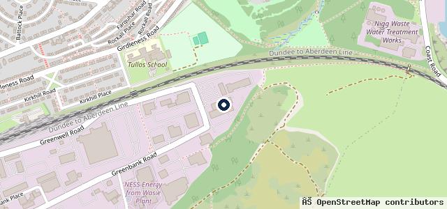 Map showing the location of John Clark Motor Group