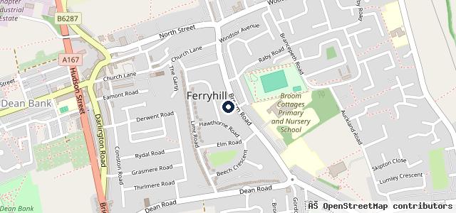 Map showing the location of K & L Autos
