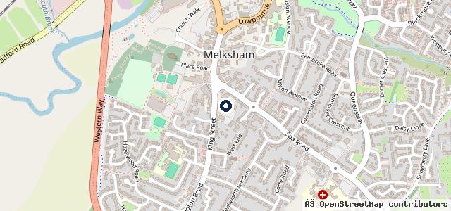 Map showing the location of Kingsbury MOT Centre