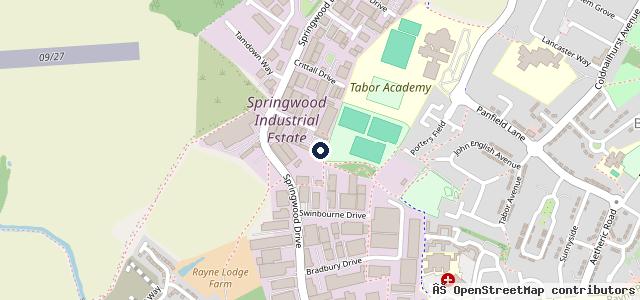 Map showing the location of Knights Motorcycles and Searings
