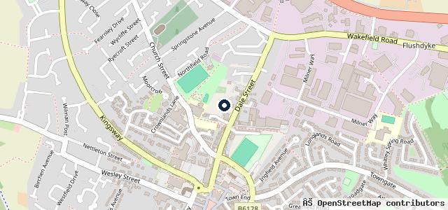 Map showing the location of Gordon Birdsall and Son