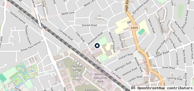 Map showing the location of Kwik Fix Motors Ltd