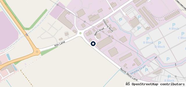 Map showing the location of Huckers MOT & Service Centre