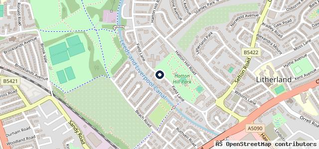 Map showing the location of Litherland Tyres Limited