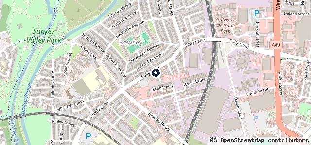 Map showing the location of HL Automotive UK Ltd