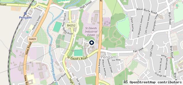 Map showing the location of Mackenzies MOT station