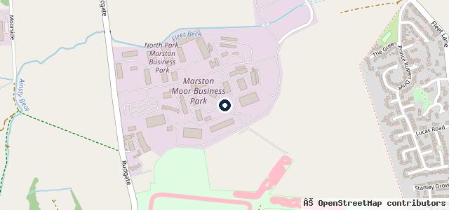 Map showing the location of Marston MOT Ltd