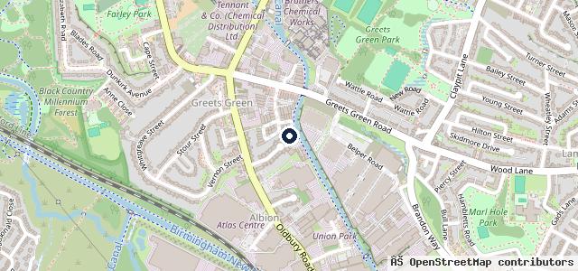 Map showing the location of MS Motors UK