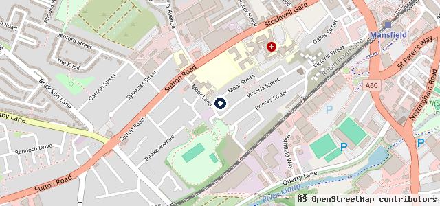 Map showing the location of Martyn & Tom Buttery Service + MOT Centre