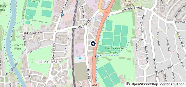 Map showing the location of Maurice Evans Motor Engineers.