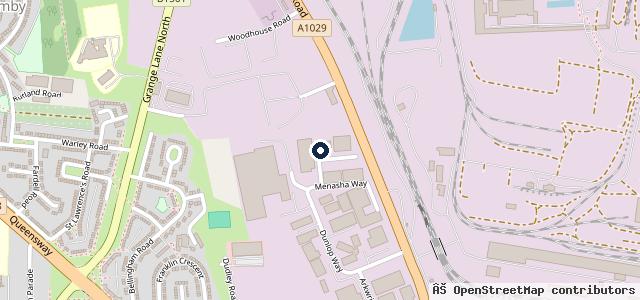 Map showing the location of Midland Service Garage