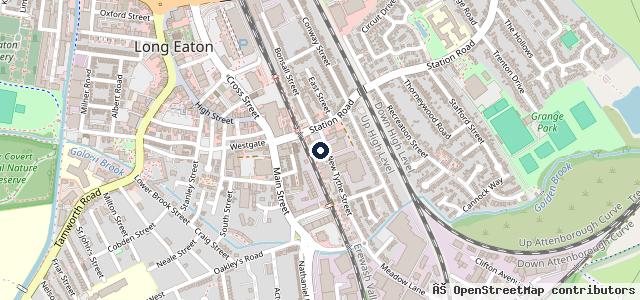 Map showing the location of Monster Recovery Garage Long Eaton servicing and repairs