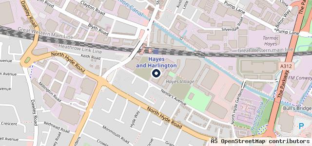 Map showing the location of Motor Masters