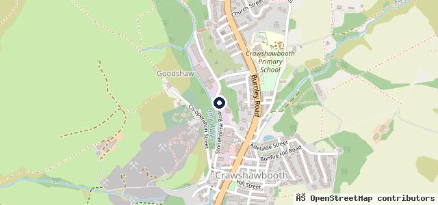 Map showing the location of Motor Services Rossendale Ltd
