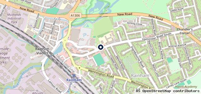 Map showing the location of A2B Autocentre