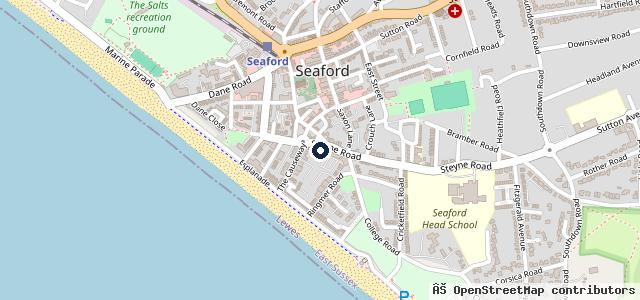 Map showing the location of Kemps Garage