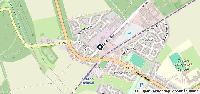 Map showing the location of Delaval Garage Tyres