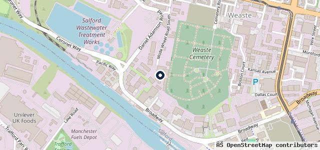 Map showing the location of M60 Mobile Tyres Ltd