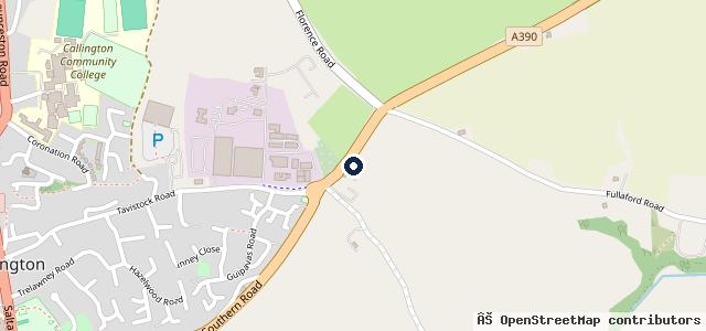 Map showing the location of 4 Moss Side
