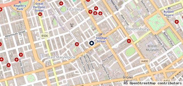 Map showing the location of Plumstead Garages LTD